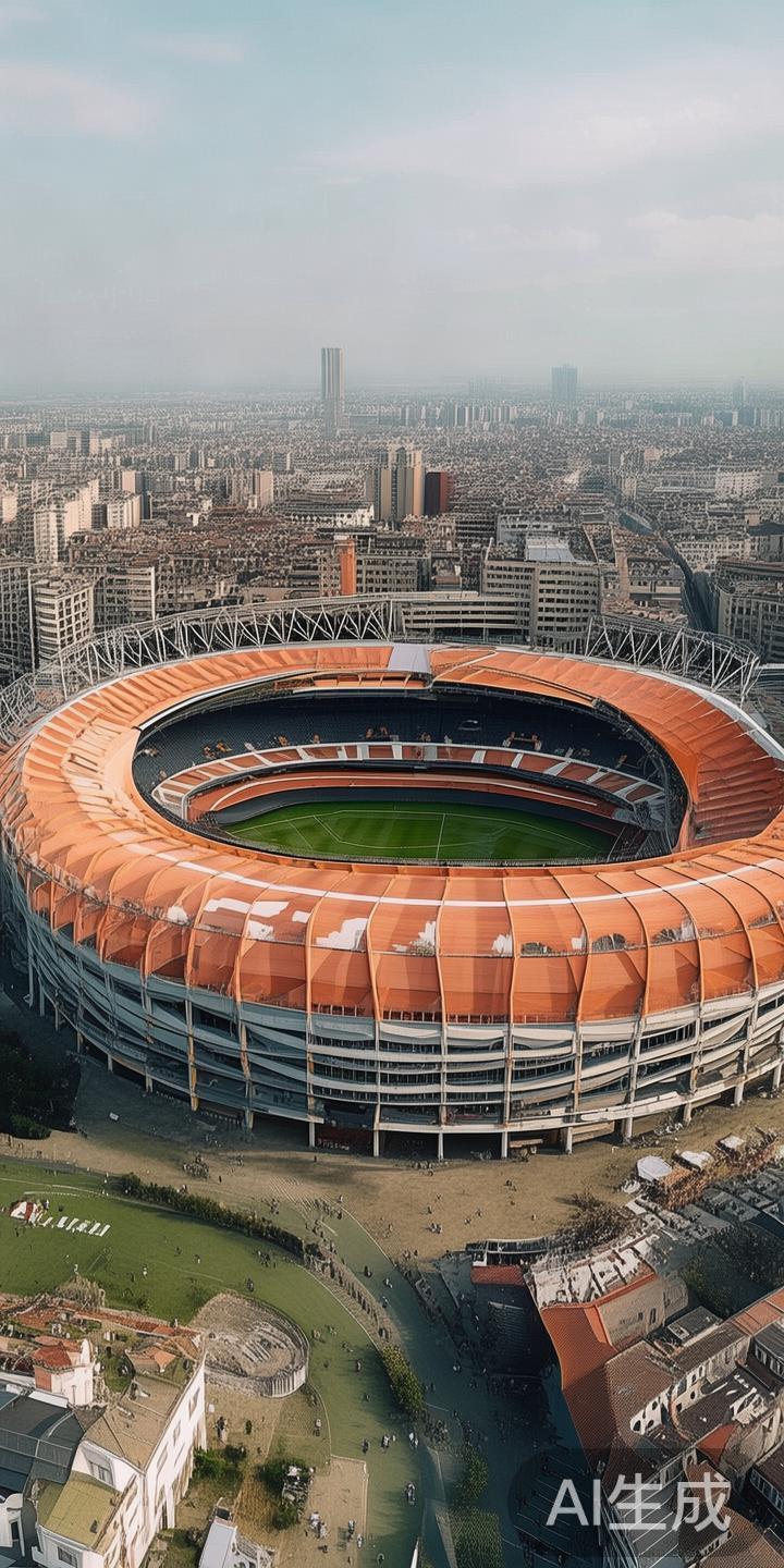 此外，米兰的足球场如圣西罗球场，不仅是技术竞技的舞